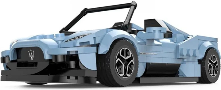 Zestaw klocków Rastar Maserati MC20 niebieski 370 elementów ZKL.10210.NIE (6930751324497) - obraz 9