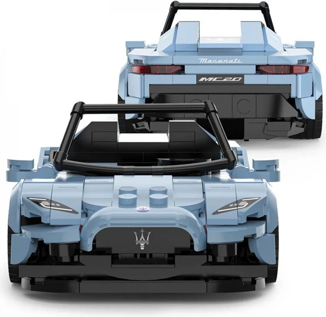 Zestaw klocków Rastar Maserati MC20 niebieski 370 elementów ZKL.10210.NIE (6930751324497) - obraz 11