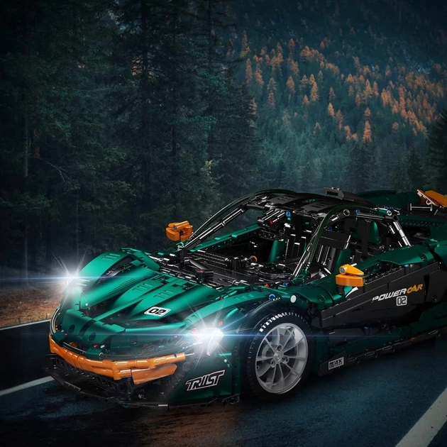 Zestaw klocków Auto sportowe zielone 3268 elementów ZKL.13091 (5903864973068) - obraz 8