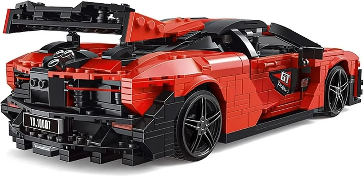 Zestaw klocków Auto sportowe pomaranczowe 1372 elementy ZKL.10007S (5903864973075) - obraz 6