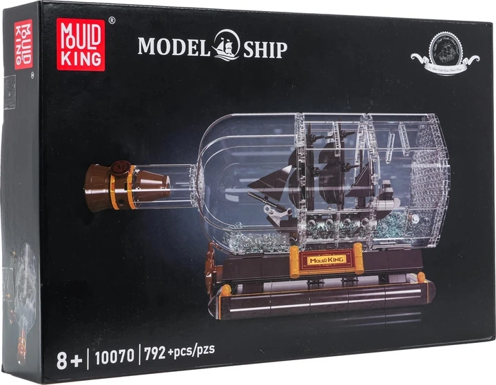 Klocki konstrukcyjne Statek piracki w butelce 822 elementów ZKL.10070S (5903864973099) - obraz 1