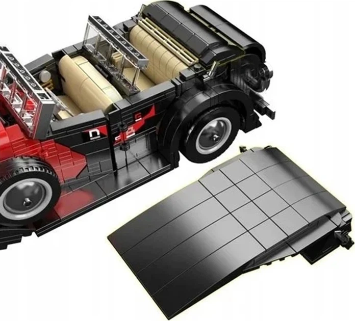 Klocki konstrukcyjne Pojazd retro czerwony 1308 elementów ZKL.10114 (5903864973259) - obraz 7