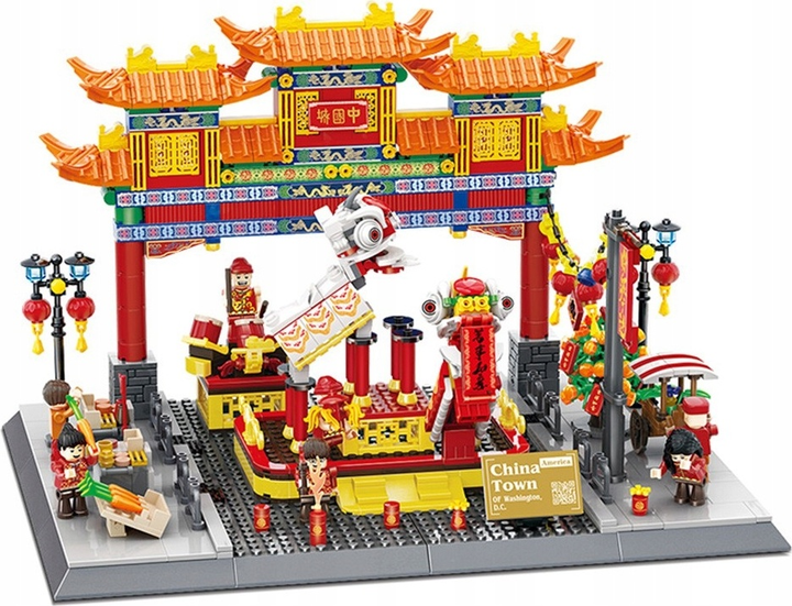 Zestaw klocków Budynki China Town 1245 elementów ZKL.5234 (5903864973419) - obraz 3