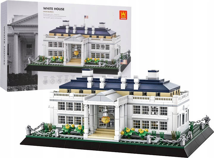Zestaw klocków Budynki Biały Dom 894 elementy ZKL.4214 (5903864973471) - obraz 2