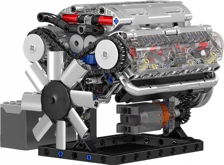 Набір кубиків Двигун 552 елементи ZKL.10088S (5903864973525) - зображення 3