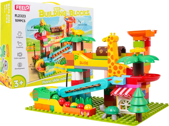 Klocki Tork kulka safari konstrukcyjne 109 elementów ZKL.FL2323 (5903864973617) - obraz 2