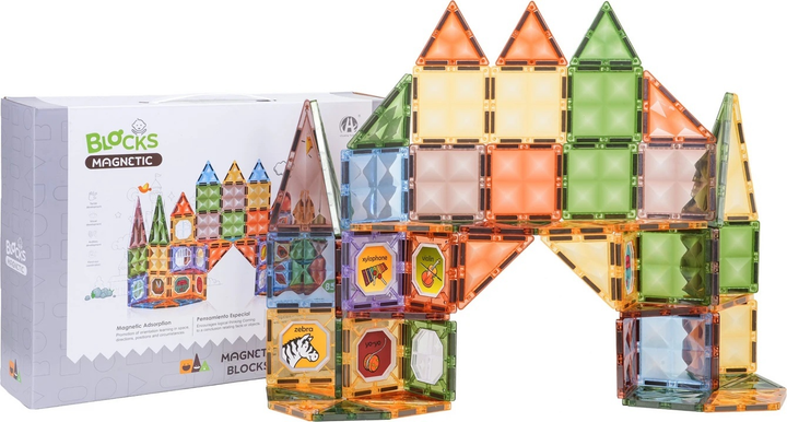 Zestaw klocków magnetycznych 3d 85 elementów ZKL.CH1207 (5903864973778) - obraz 1