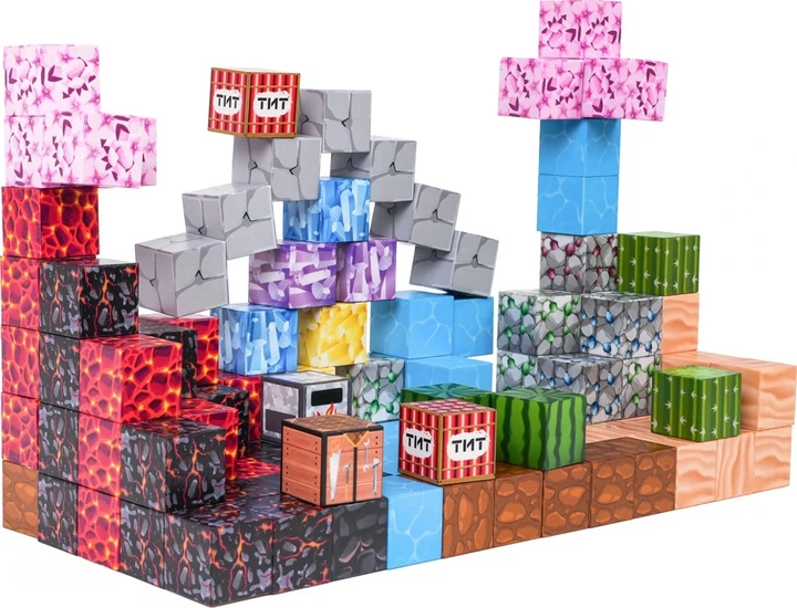 Конструктор магнітний 117 елементів ZKL.CH1355 (5903864973921) - зображення 3