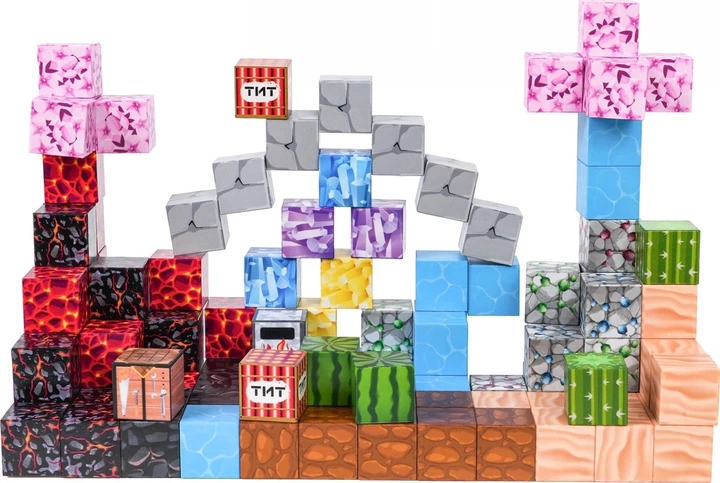 Конструктор магнітний 117 елементів ZKL.CH1355 (5903864973921) - зображення 4