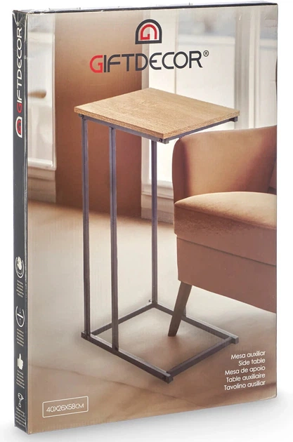 Stolik boczny Giftdecor Industry 40 x 26 x 58 cm (8430852133458) - obraz 4