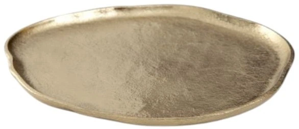 Декоративна таця Homla Girona золота 24 x 21 x 1.5 см (5904183855257) - зображення 2