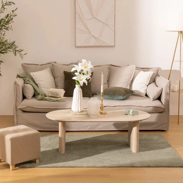 Stolik kawowy Atmosphera Anaya podłużny 120 x 60 x 40 cm (3560233538659) - obraz 3