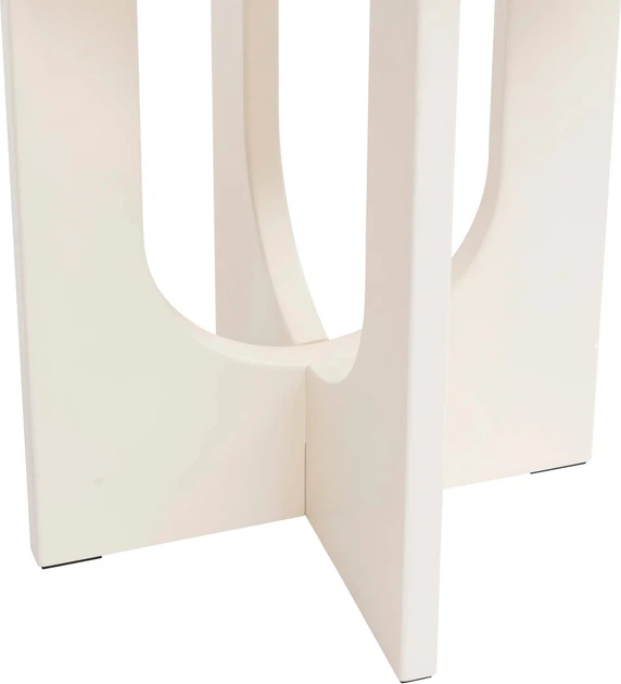 Журнальний столик Atmosphera Bloom круглий 40 см Бежевий (3560233538758) - зображення 3