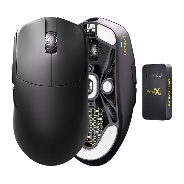 Миша бездротова Lamzu Maya X 8K Black – фото, отзывы