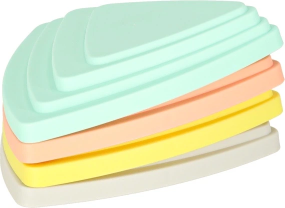 Стежка сенсорна KIK для тренування рівноваги, 11 пастельних каменів KX3170 (5903039765719) - зображення 5