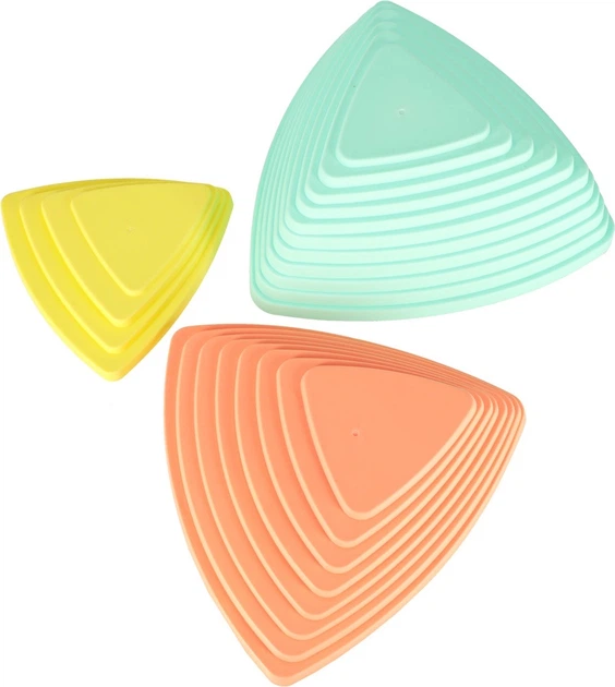 Стежка сенсорна KIK для тренування рівноваги, 11 пастельних каменів KX3170 (5903039765719) - зображення 10