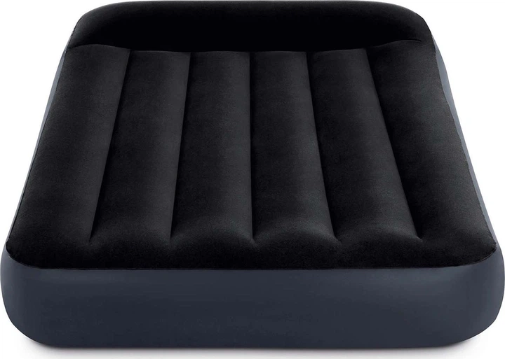 Materac dmuchany Intex 64141 z pompka tlokowa 191 x 99 x 25 cm (5903890606794) - obraz 1