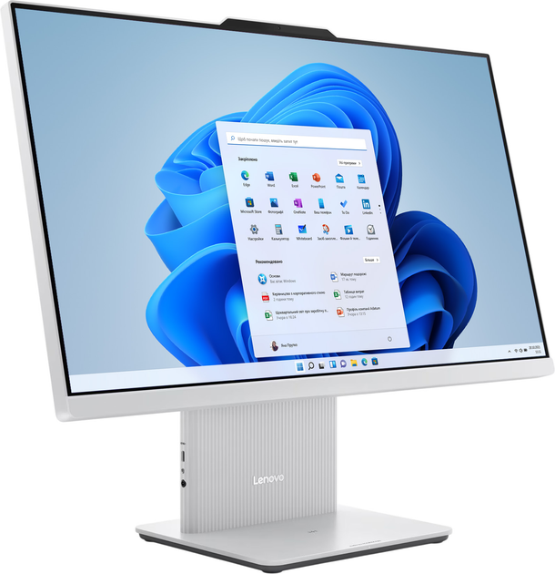 Monoblok Lenovo IdeaCentre AIO 24IRH9 (F0HN00SHPB) Cloud Grey - obraz 3