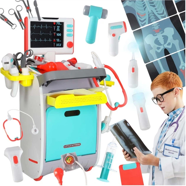 Zestaw lekarza KIK Mały doktor Stacja medyczna z EKG i RTG KX2948 (5903039768987) - obraz 1