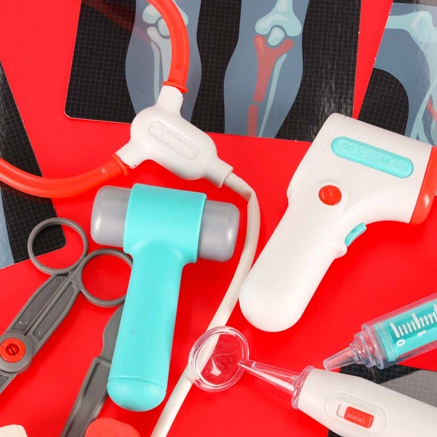 Zestaw lekarza KIK Mały doktor Stacja medyczna z EKG i RTG KX2948 (5903039768987) - obraz 14