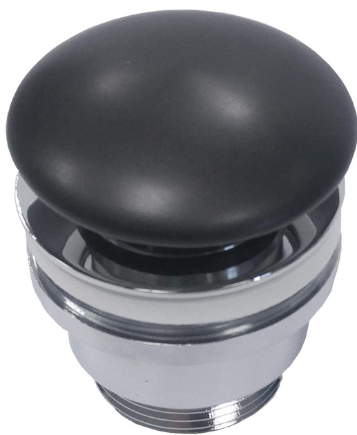 Zawór dolny Masterjero Mat Black ceramika - obraz 1