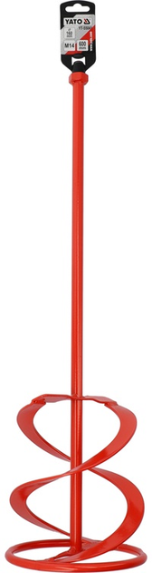 Міксер YATO YT-55041 спіральний підйомний M14 160 x 600 мм (5906083108105) - зображення 5