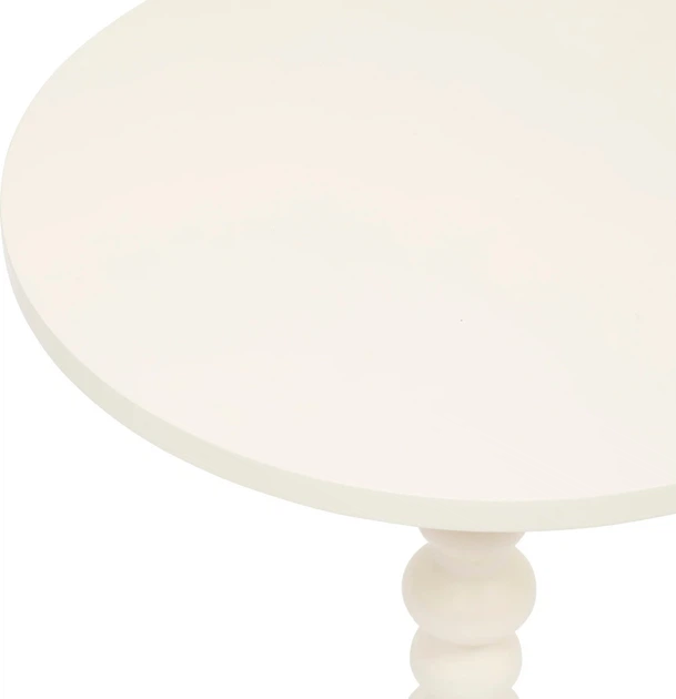 Журнальний столик Atmosphera Alix на декоративній ніжці 38 см Бежевий (3560233525987) - зображення 4