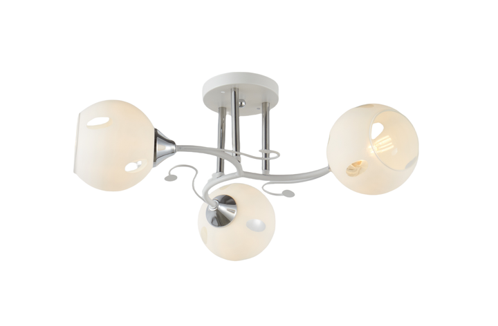 Декоративная люстра INTEREES IS 6400-3 WH+CR - Фото 1 Декоративная люстра INTEREES IS 6400-3 WH+CR - изображение 1