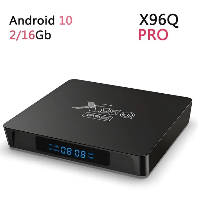 Приставка Android SMART TV BOX X96Q PRO 2/16 GB Smart TV Box в Android TV 10 Black (16084) - изображение 6