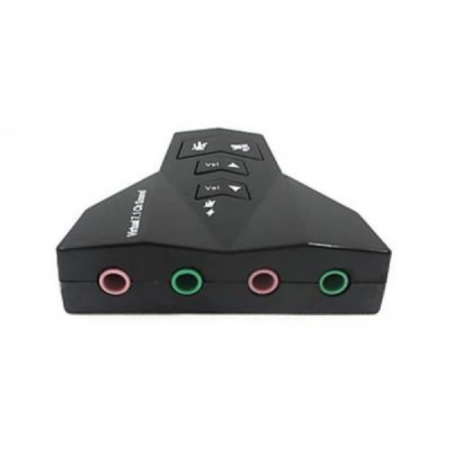 Звукова карта Atcom 7.1 USB QTS-009 Black (16163-hbr) - зображення 2