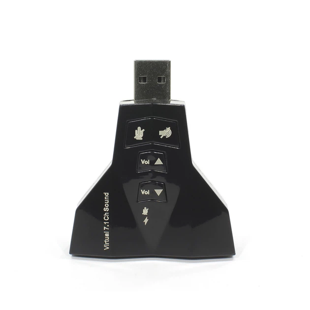 Звукова карта Atcom 7.1 USB QTS-009 Black (16163-hbr) - зображення 3