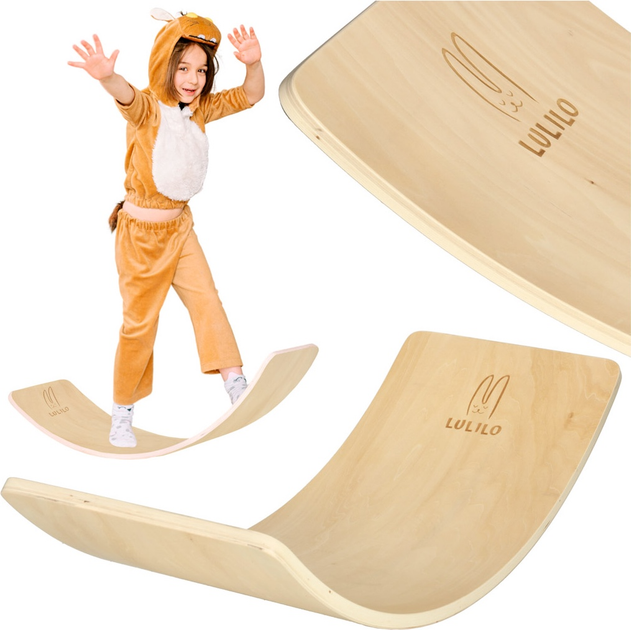 Deska do balansowania KIK LULILO BOLDO drewniana KX5417 (5903039729179) - obraz 5