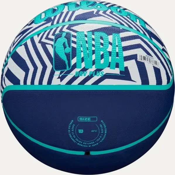 Баскетбольный мяч Wilson NBA DRV PLUS DAZZLE CAMO OUTDOOR INDIGO темно-сине-бирюзово-белый WZ3016102XB6 Размер EU: 6 - изображение 2