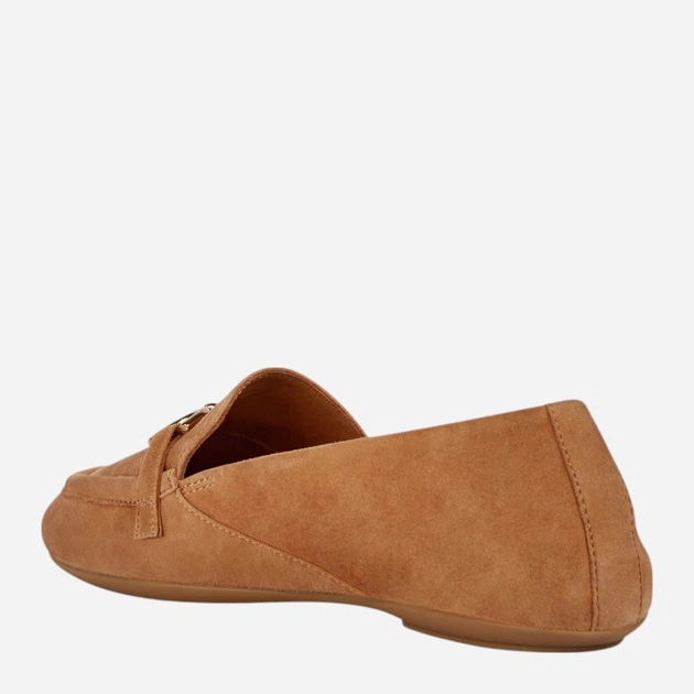 Жіночі мокасини Geox D35MUC00021-C6001 37.5 24 см Коньячні (8056206176522) - зображення 3