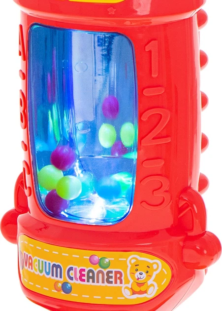 Пилосос бездротовий вертикальний інтерактивний Ricokids зі звуком Малиновий (5903039718753) - зображення 2