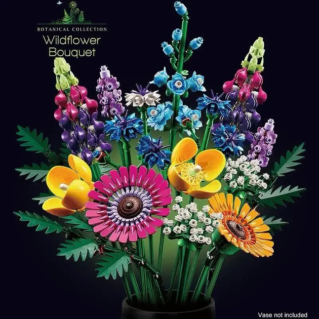 Конструктор Квіти Icons Wildflower Bouquet модель 10313 - зображення 2