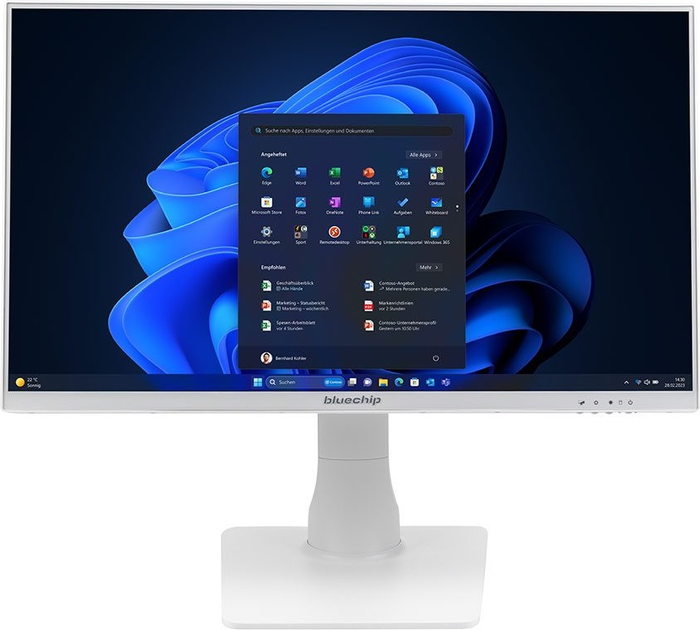 Моноблок Bluechip BUSINESSline AIO2350t *white* (4250749709535) White - зображення 1