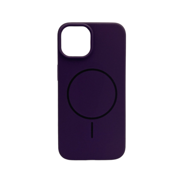 Защитный чехол-накладка Cosmic Silicone Case Magnetic для Apple iPhone 15 Dark Purple (SilMag15-30) - Фото 1 Защитный чехол-накладка Cosmic Silicone Case Magnetic для Apple iPhone 15 Dark Purple (SilMag15-30) - изображение 1