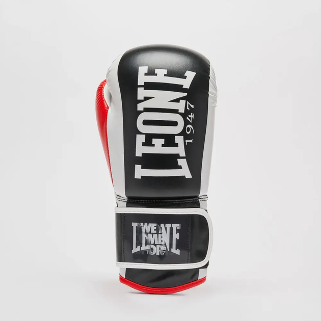 Рукавички боксерські з капою Leone GN333 LOGO WACS розмір 10 унцій, чорні - изображение 3