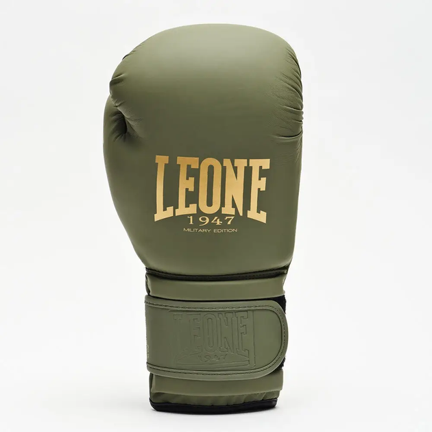 Рукавички боксерські з капою Leone GN059G MILITARY EDITION розмір 14 унцій, зелені - Фото 3 Рукавички боксерські з капою Leone GN059G MILITARY EDITION розмір 14 унцій, зелені - изображение 3