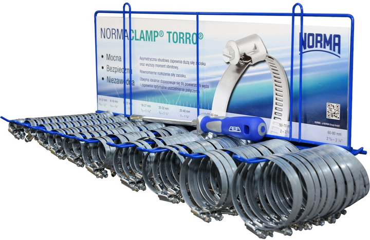 Opaski ślimakowe Norma 73598 zestaw serwisowy 365 szt (4050557233655) - obraz 2