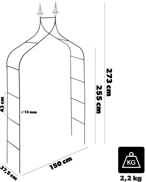 Pergola ogrodowa Kadax K10069 - obraz 7