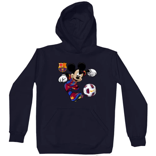 Худі Преміум Дитяча Mickey Barcelona Розмір 116 См (5-6Р.) Темний Синій Без Утеплювача - Фото 1 Худі Преміум Дитяча Mickey Barcelona Розмір 116 См (5-6Р.) Темний Синій Без Утеплювача - изображение 1