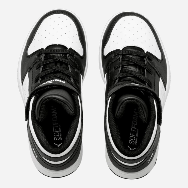 Дитячі демісезонні черевики для хлопчика Puma Rebound Layup SL V PS 37048801 30 (11.5UK) Чорні (4060981199892) - зображення 4