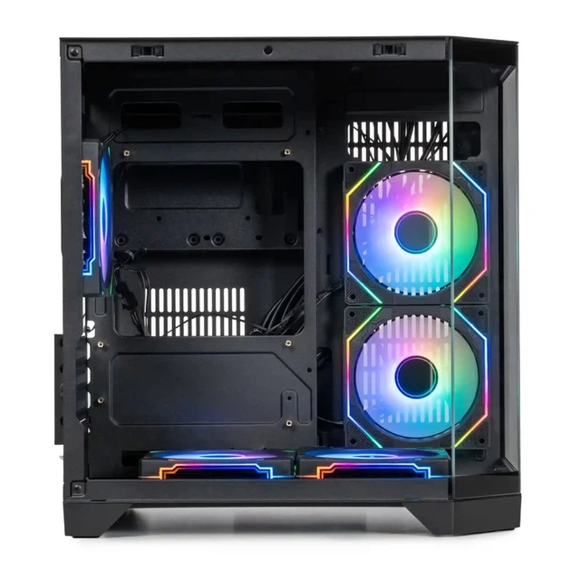 Корпус для ПК Qube Crystal ARGB (CRYSTAL_GBNU3) Black mATX без БЖ - изображение 5