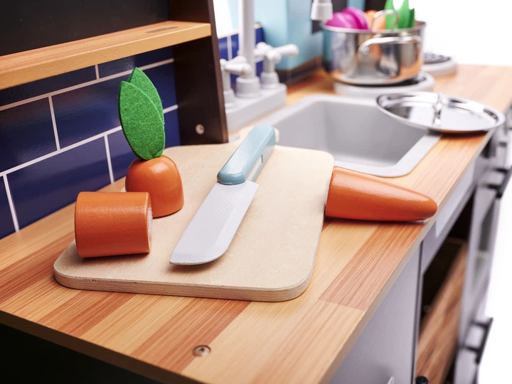 Kuchnia dla dzieci Lulilo LOFT XXL Drewniana MDF z akcesoriami 96 cm KX6286 (5903039717879) - obraz 5