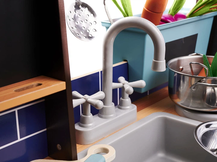 Kuchnia dla dzieci Lulilo LOFT XXL Drewniana MDF z akcesoriami 96 cm KX6286 (5903039717879) - obraz 7