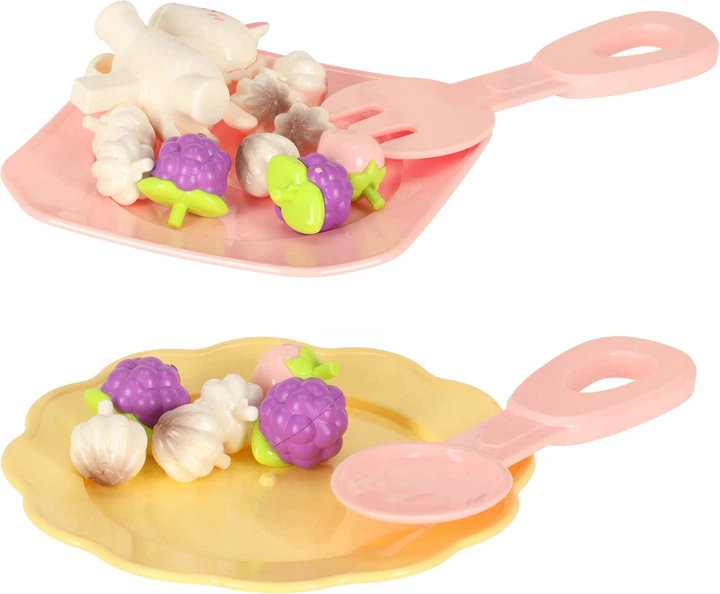 Tort urodzinowy Lenca Toys Piętrowy do krojenia Muzyka i światła 16 elementów Różowy (5903039767591) - obraz 7