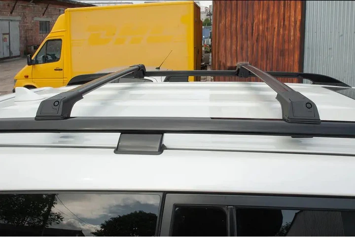 2 Перемычки на рейлинги для Chevrolet Trailblazer 2002-2012, черные - изображение 5