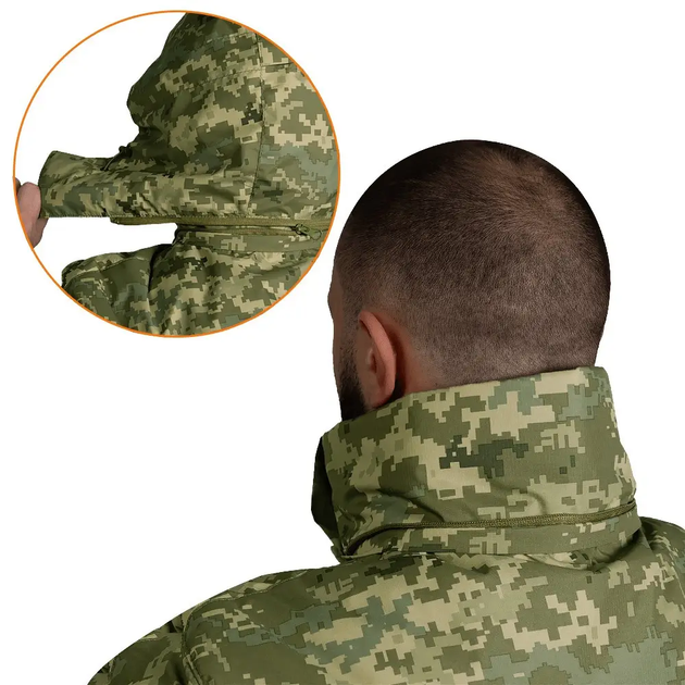 Куртка мужская теплая Patrol System 3.0 7406 Пиксель 2XL (KL1575) - изображение 4